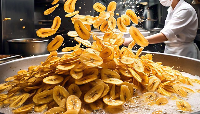 Authentic Kerala banana chips made from fresh Nendran bananas