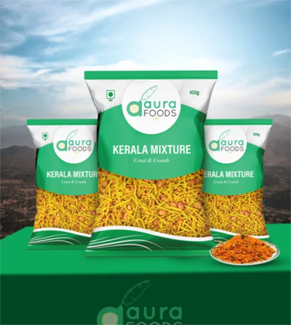 Crispy South Indian mixture snack made in Kerala